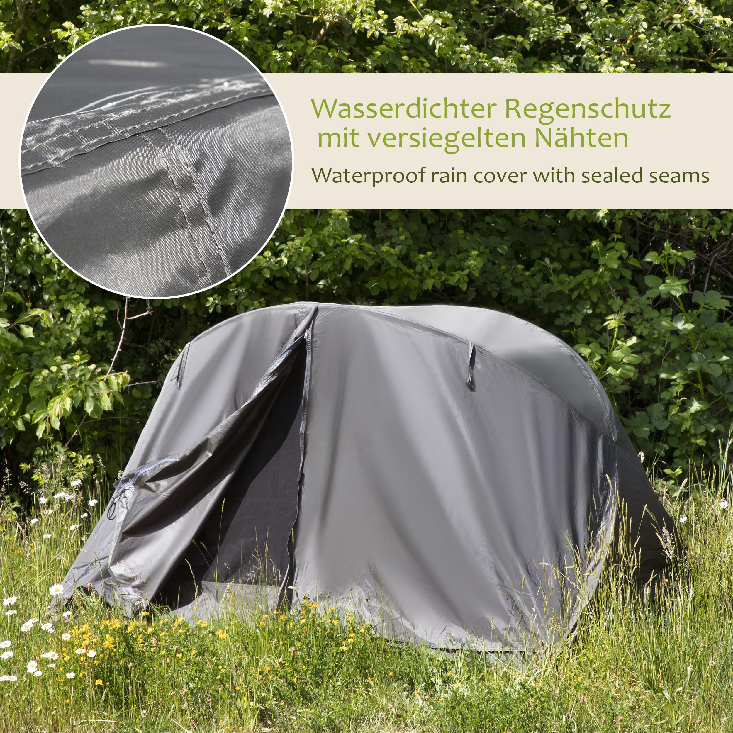 ONVAYA® Insektenschutzzelt ǀ für 2 Personen ǀ einfacher Aufbau ǀ Moskitonetz für Camping, Terrasse oder Park