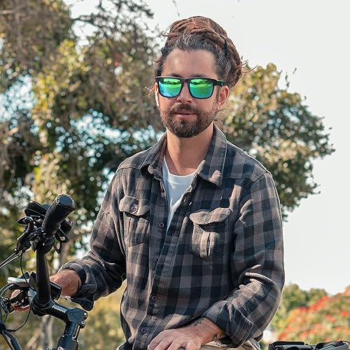 Miniatura 9 de Gafas de sol polarizadas deportivas para hombres Ciclismo Conducción Pesca Gafas de sol Mujeres 100% Protección UV HD5089