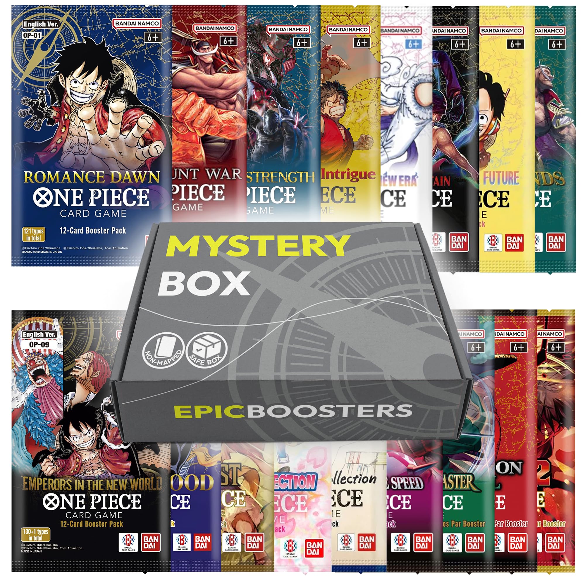 Amazon.com: Epic Boosters One Piece TCG Mystery Box (5 English