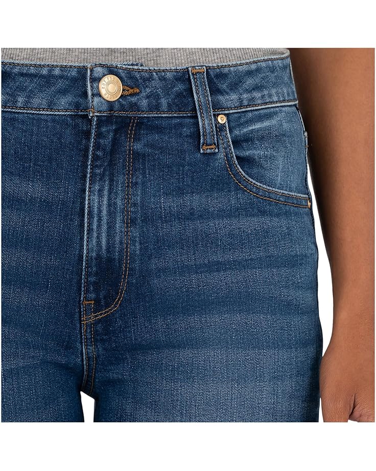 KUT from the Kloth Sienna High-rise Straight Leg-roll Up 5" - #3 of 3