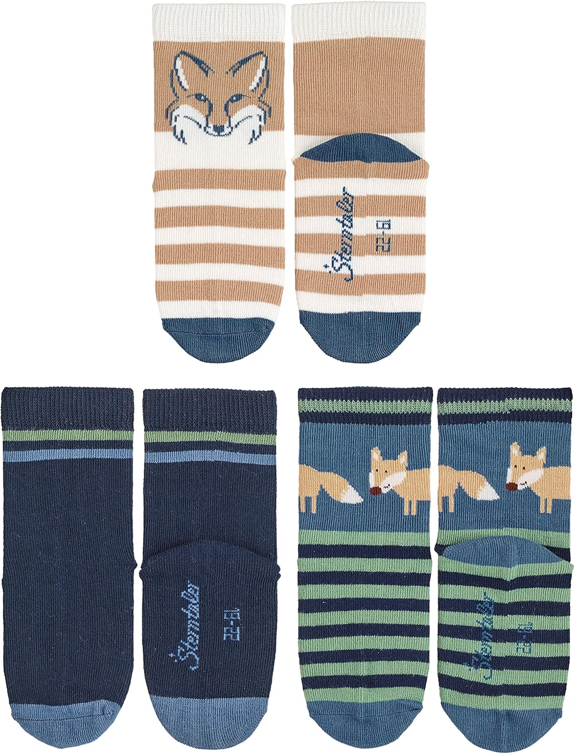 Sterntaler Söckchen 3er-Pack Fuchs Baby Boys Stockings
