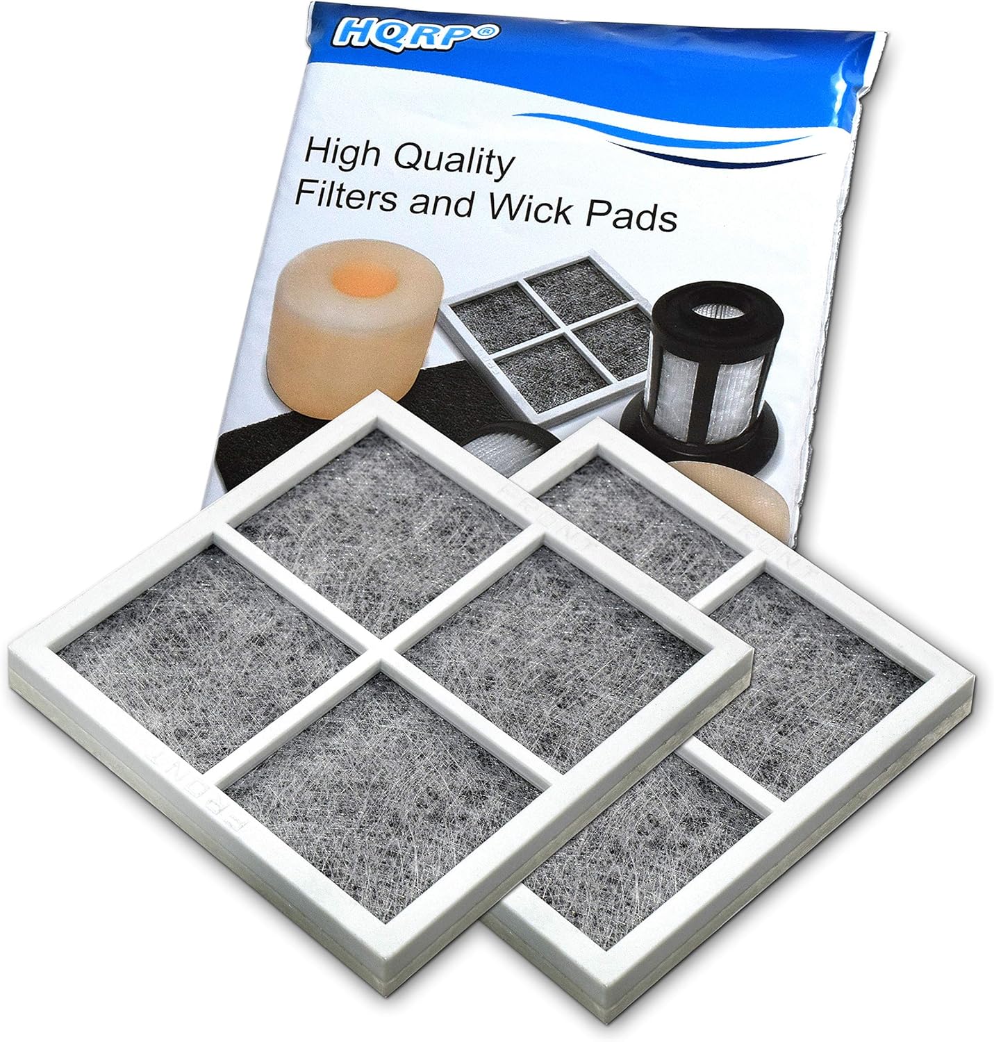 HQRP 2-pack Air Filter compatible with Kenmore Elite Refrigerators Replacement for CleanFlow Filter 46-9918 04609918000 469918 9918