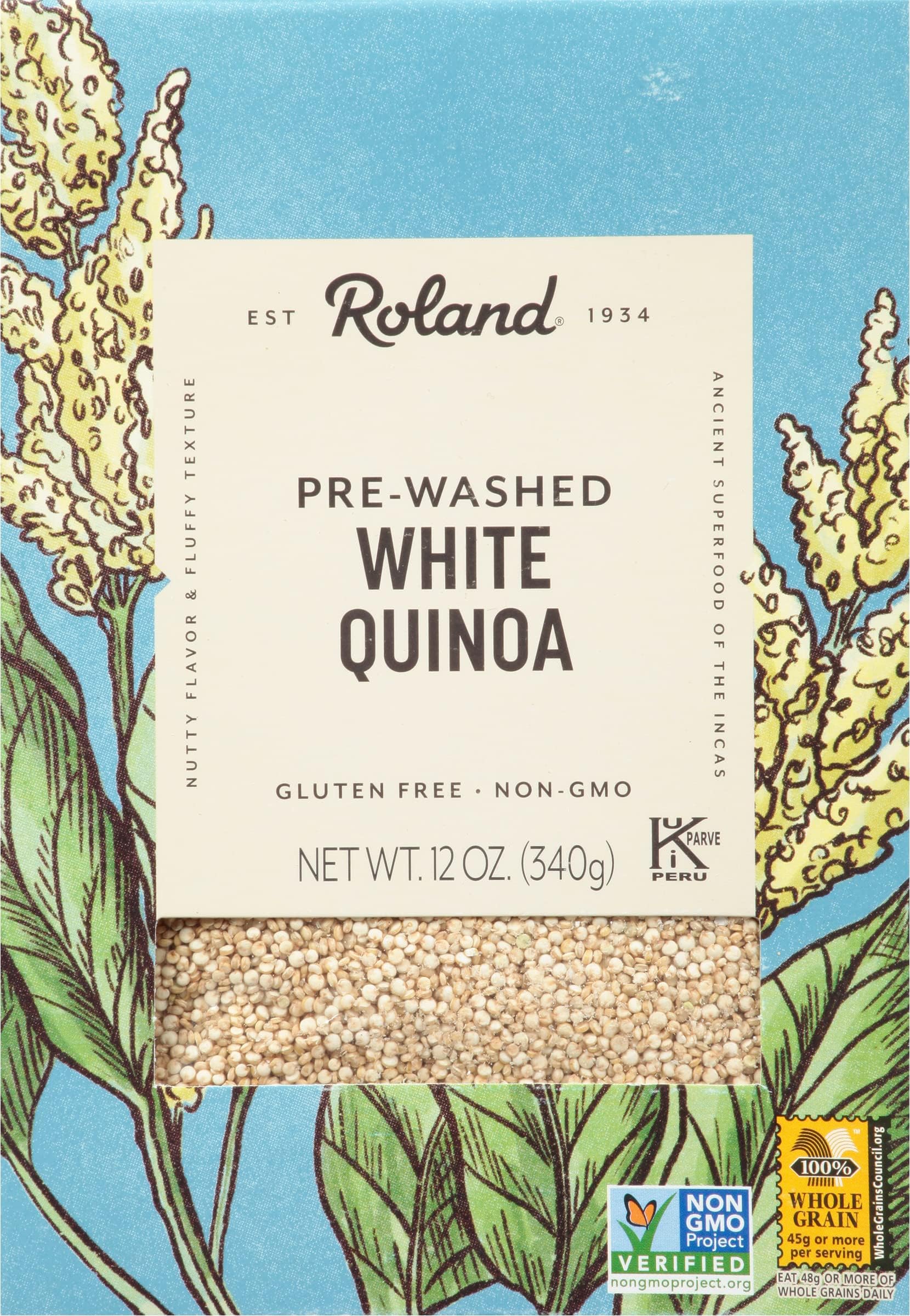Roland Quinoa, White, 12 Ounce