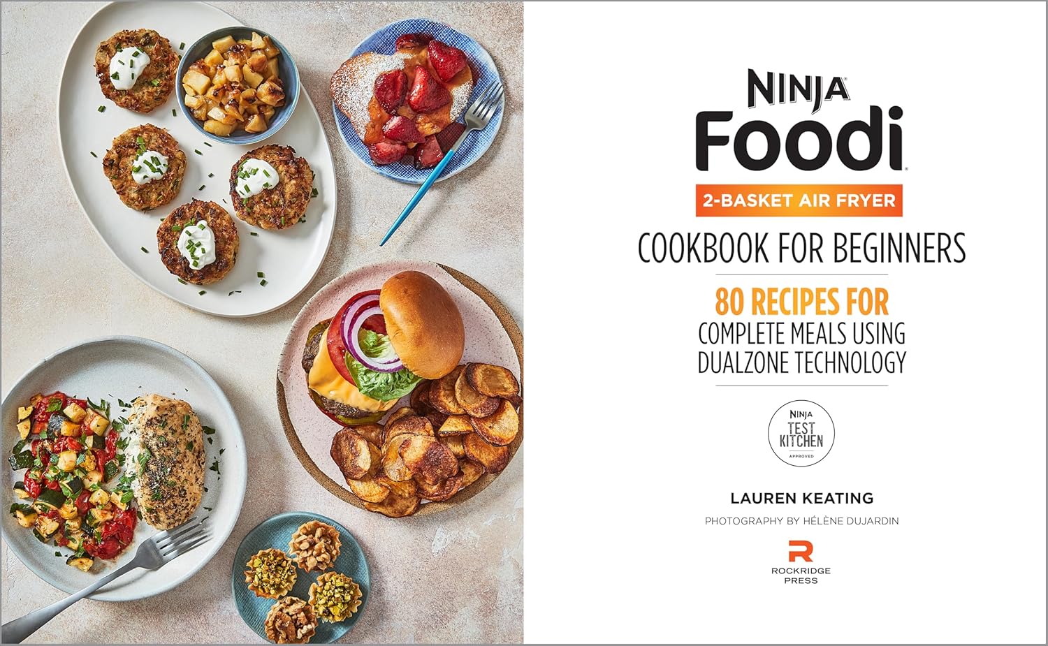 Ninja Foodi 2-Basket Air Fryer Cookbook for Beginners: 80 Recipes for Complete Meals using DualZone Technology - Image 6