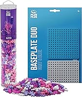 Vista 13 de PLUS PLUS Bloques de construcción entrelazados de 240 piezas para niños, juguetes de conexión de extremo abierto, minimanipuladores STEM Bin - Tubo