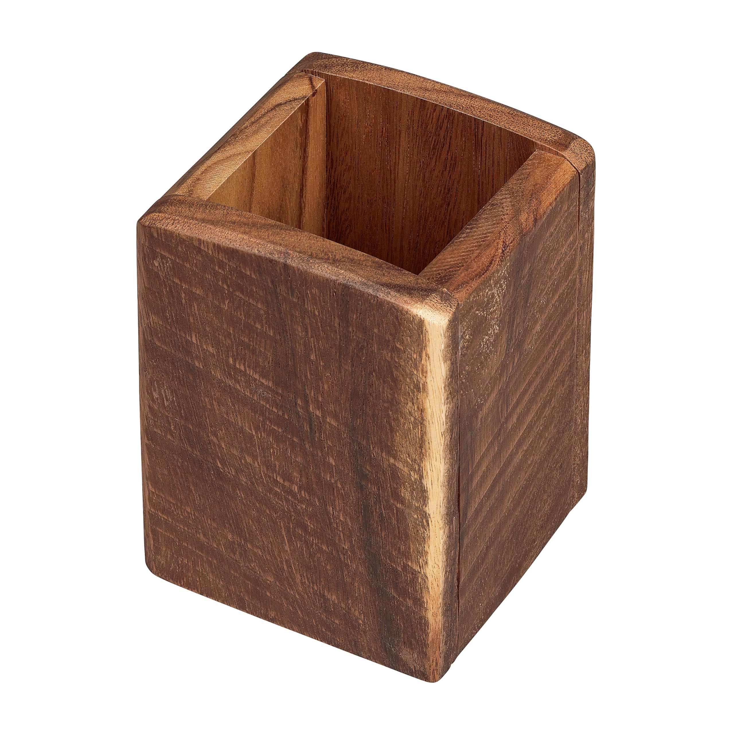 Tala Cutlery Box In Natural Acacia