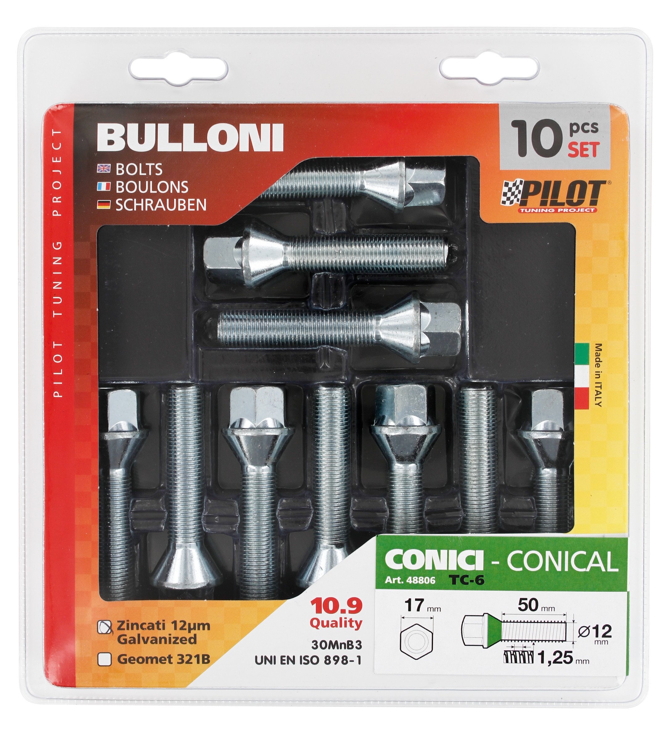 Lampa Set 10 BULLONI Conici 'TC6'