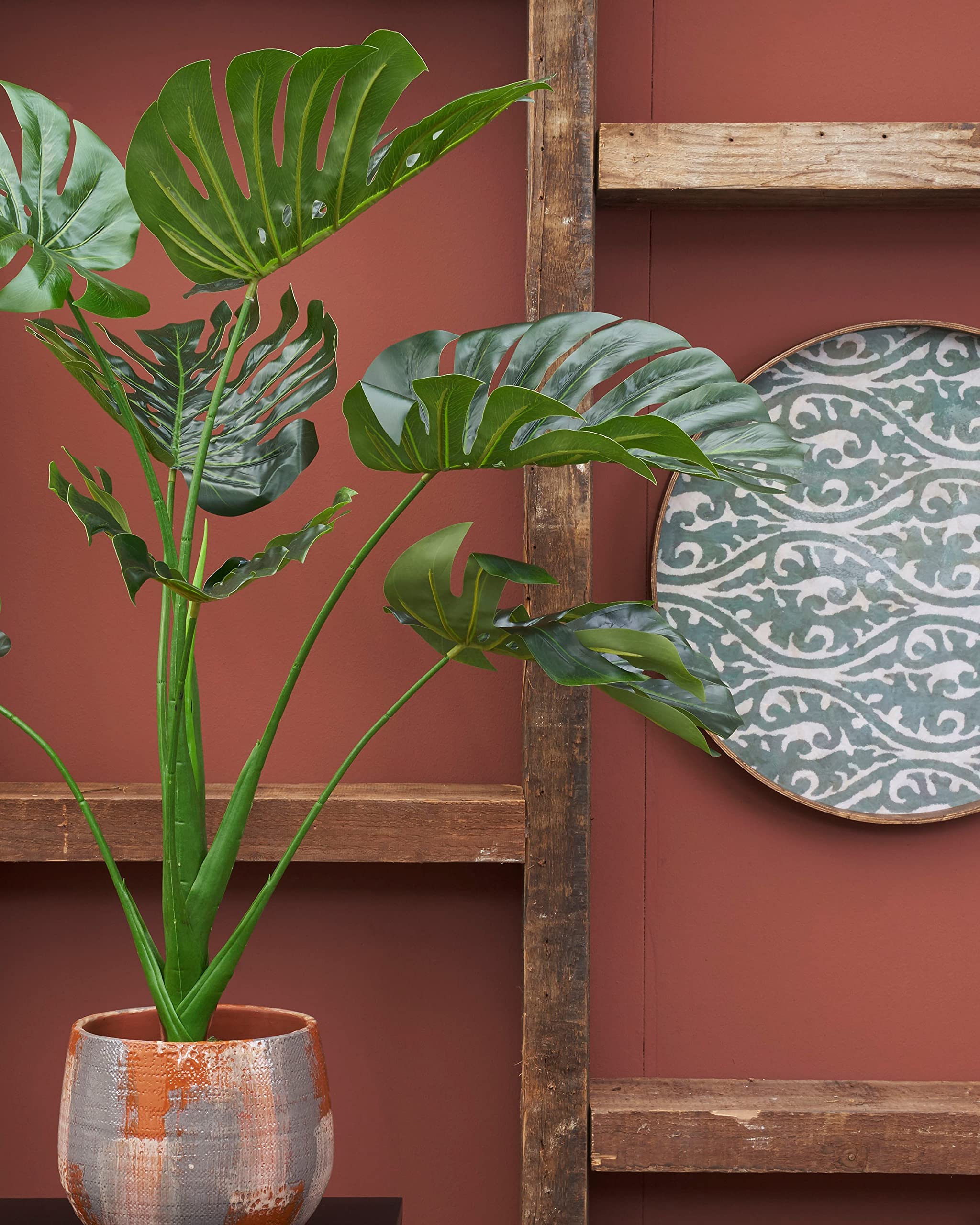Amazon.de: Mica decorations Monstera - Kunstpflanze - H100 cm