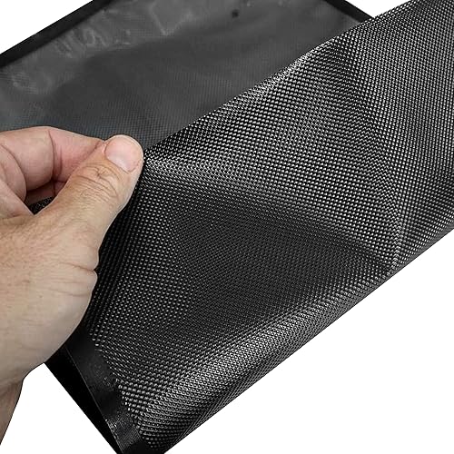 Miniatura 7 de Bolsas de diamante - Bolsas de sellado al vacío 5mil - 50 bolsas (15x20, NegroTransparente)