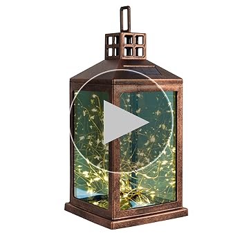 Amazon.com: Solar Lantern Outdoor, Garden Hanging Lantern