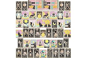 50 Pcs Enamel Pin Bulk Tarot Cards Enamel Pin