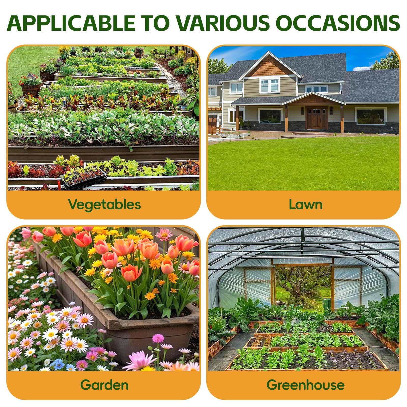 100 piquets Support pour Système d'Irrigation Goutte à Goutte, Kalolary Supports Tuyau d'Irrigation Goutte à Goutte 1/4 pouce Tuyaux 4/7 mm Système d'Irrigation Jardin Surélevé Serre Arroseur, Forme Y