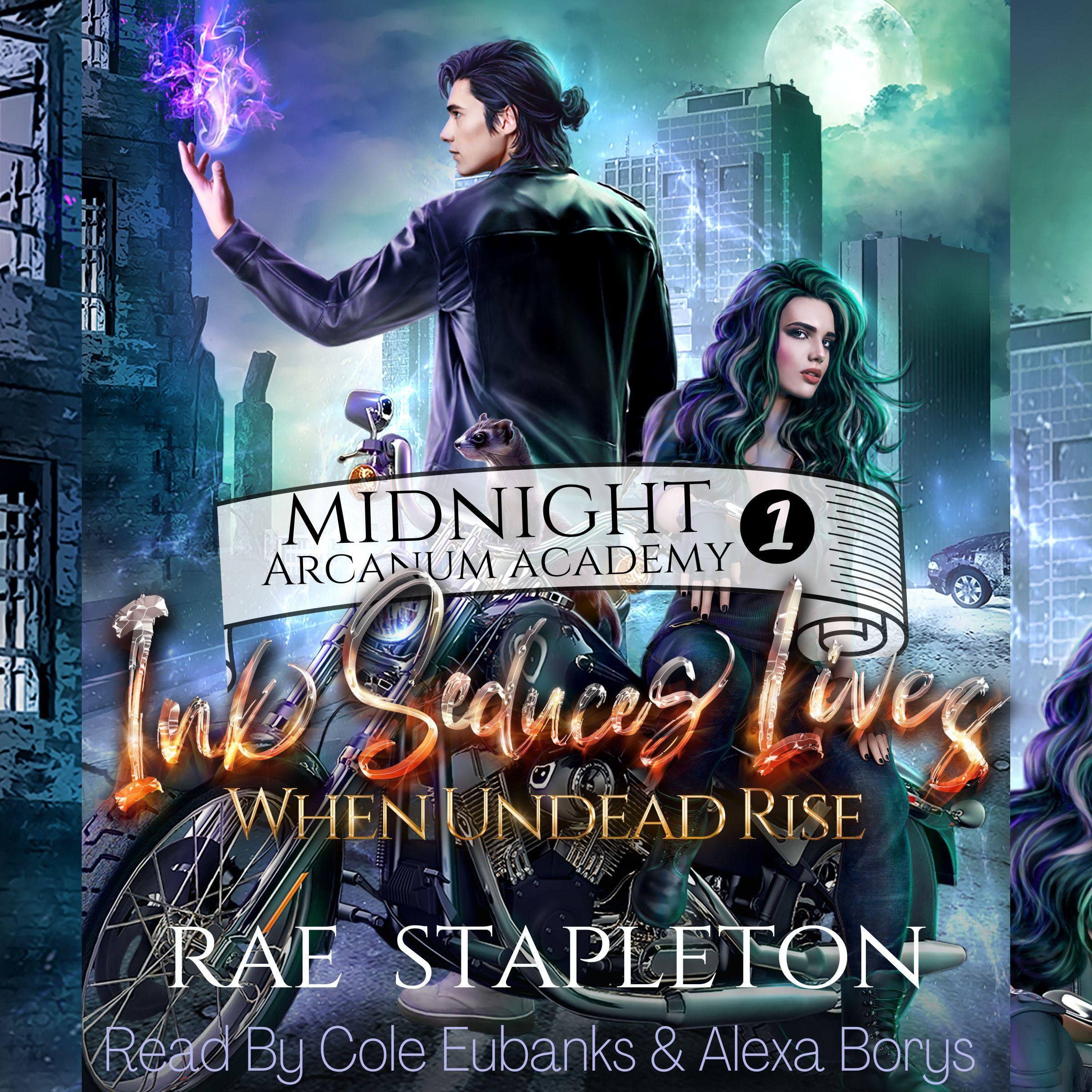 Cover art for Ink Seduces Lives When Undead Rise Midnight Arcanum Academy, Book 1