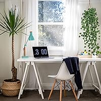 Vista 3 de Uieke 2 plantas falsas para decoración de plantas artificiales de 3.1 pies, plantas colgantes artificiales de hiedra falsa, vid de vid de imitación