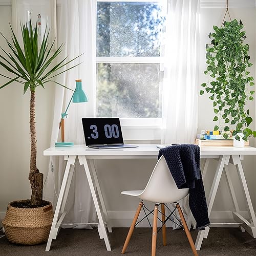 Miniatura 3 de Uieke 2 plantas falsas para decoración de plantas artificiales de 3.1 pies, plantas colgantes artificiales de hiedra falsa, vid de vid de imitación