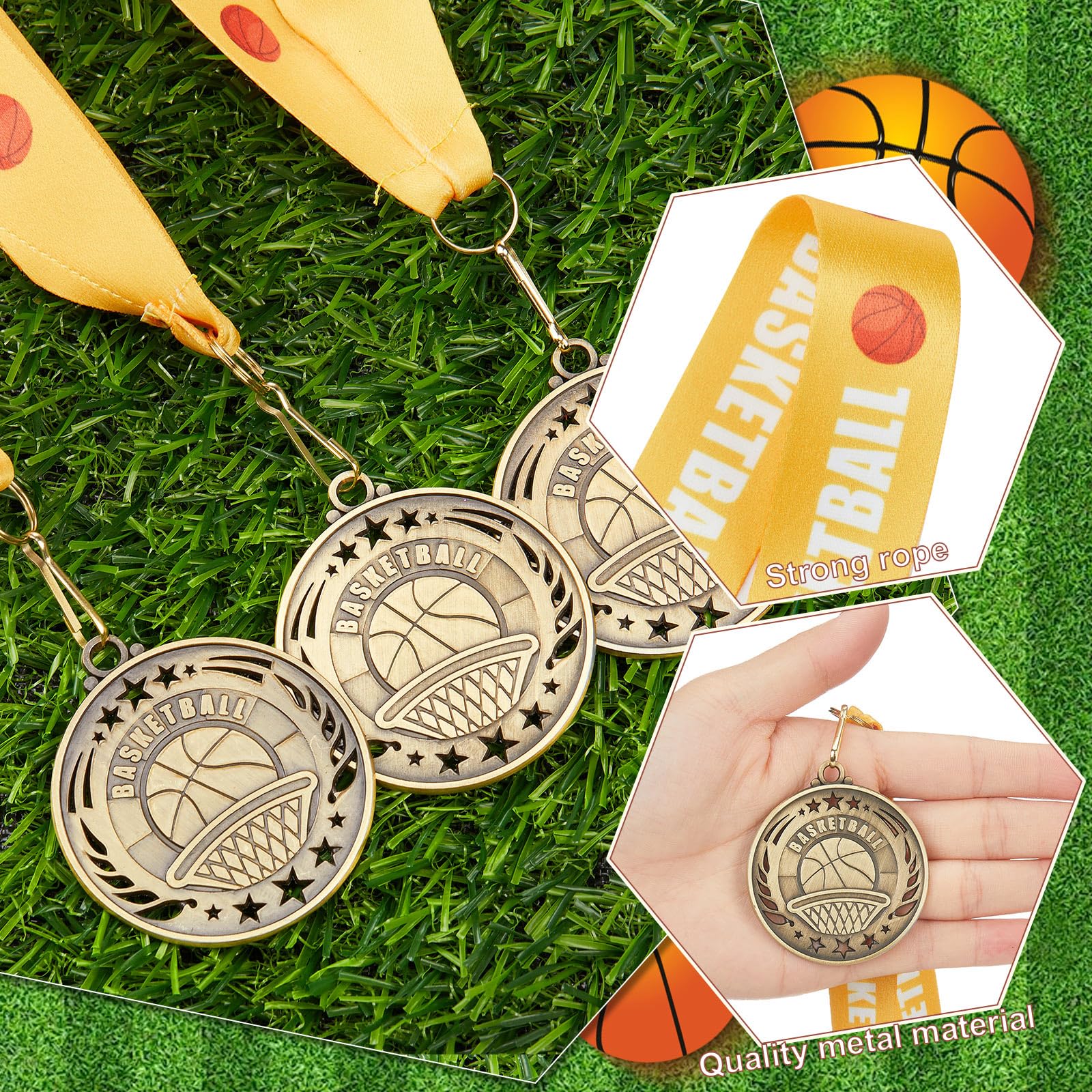Liliaafar Goldmedaillen, 5,1 cm, Fußball, Fußball, Baseball, Softball, Basketball, Metallmedaillen, Großmetall, Auszeichnungstrophäen für Erwachsene, Teamsportveranstaltungen, Preise, Geschenke