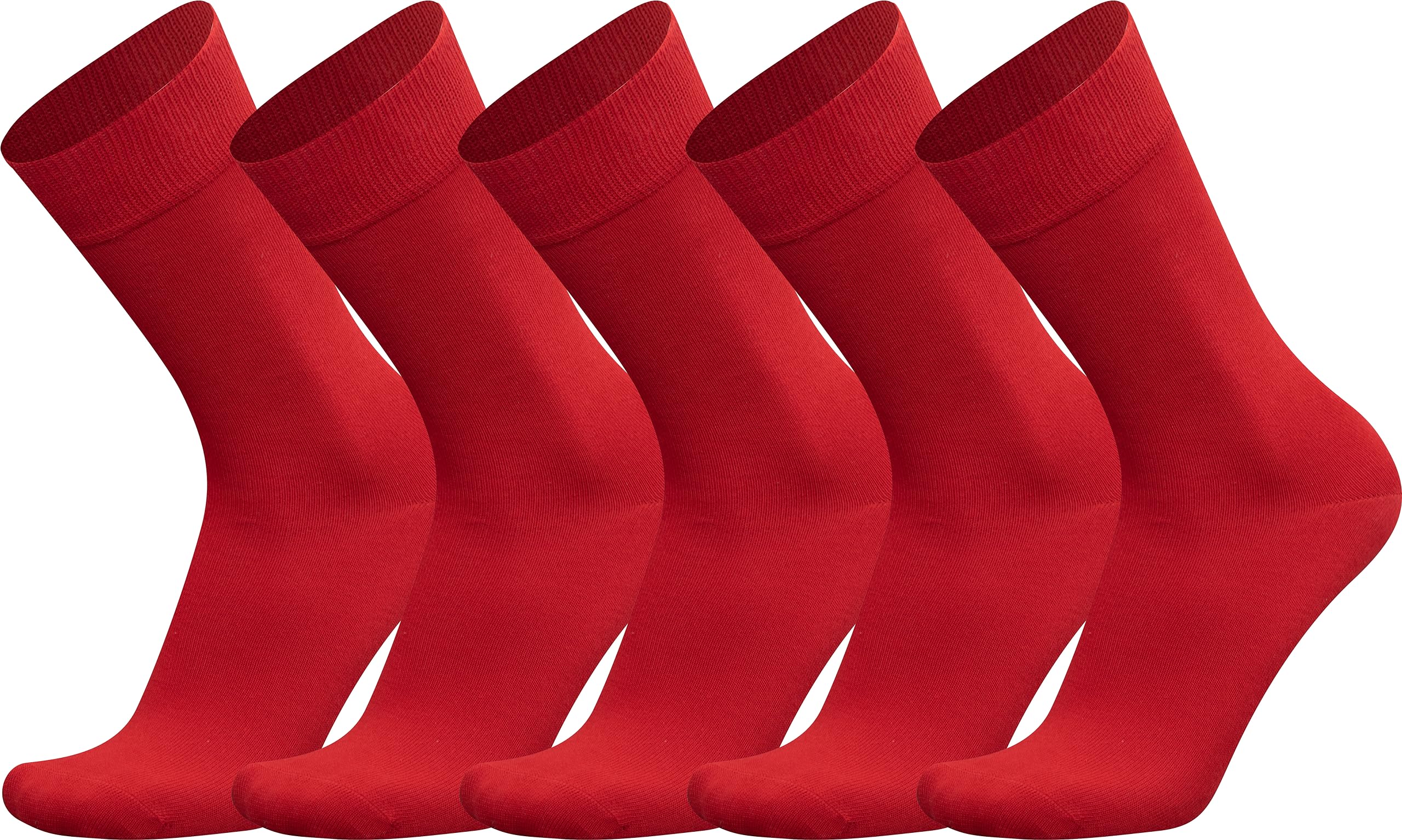 Mysocks 5 Paar Socken Feinste gekämmte Baumwolle Schwarz
