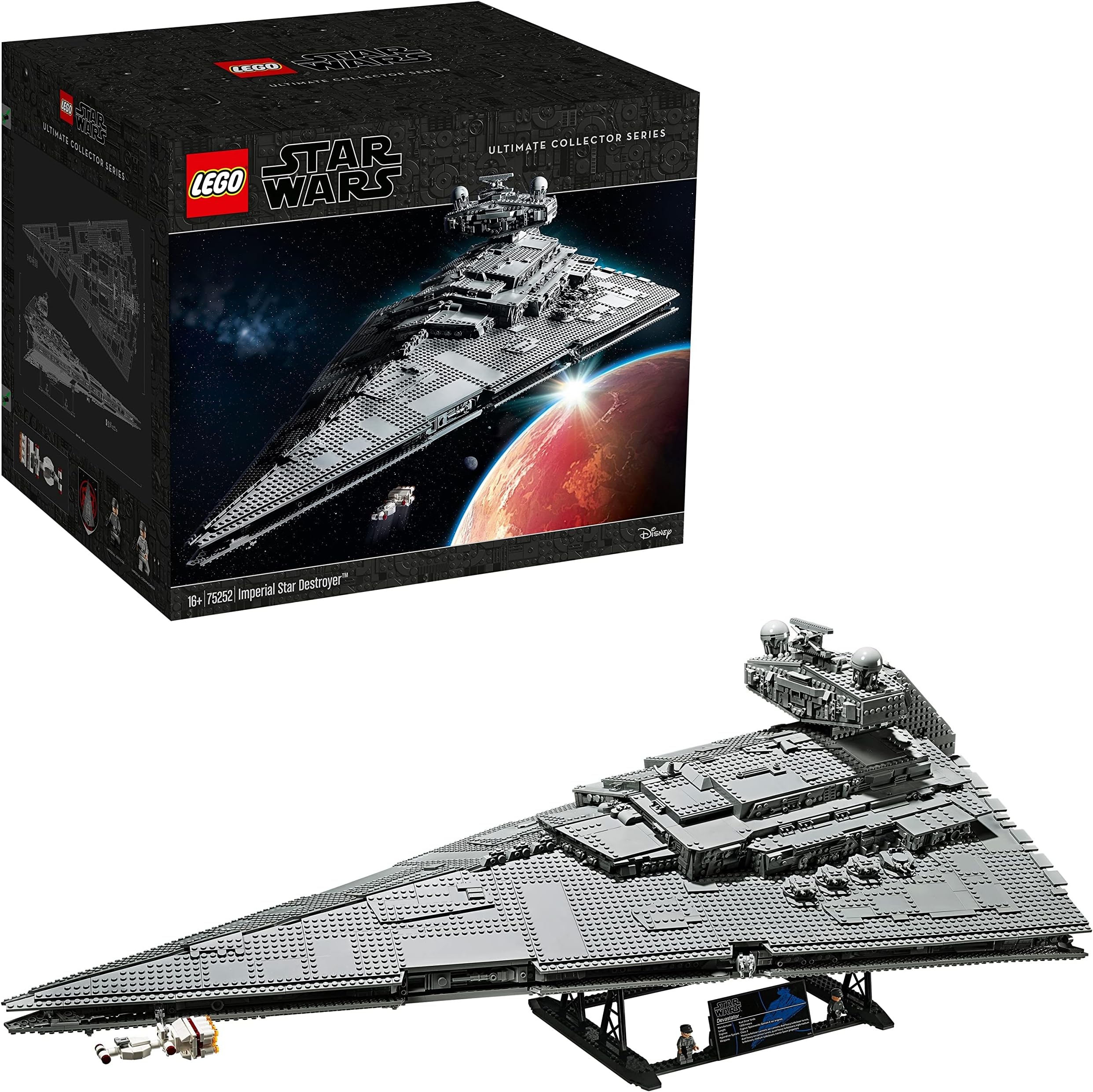 LEGO 75252 Star Wars Imperial Star Destroyer, Collectible Model Building kit, Ultimate Collector Series, Home Décor Gift Idea
