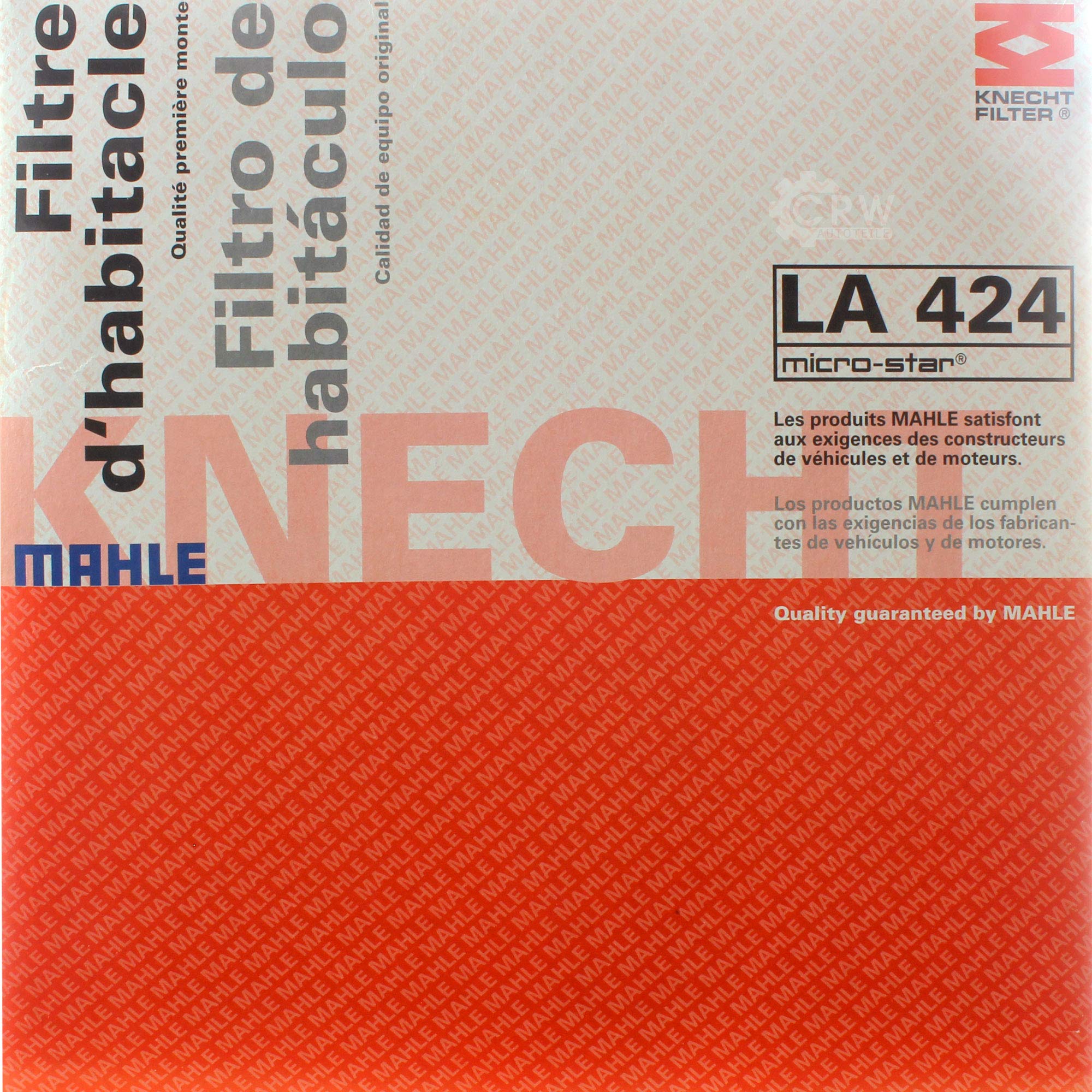 Paquete de inspección Kit de mantenimiento con filtro de aceite OC 196, filtro de aire LX 812, filtro de cabina LA 424, tornillo de cierre