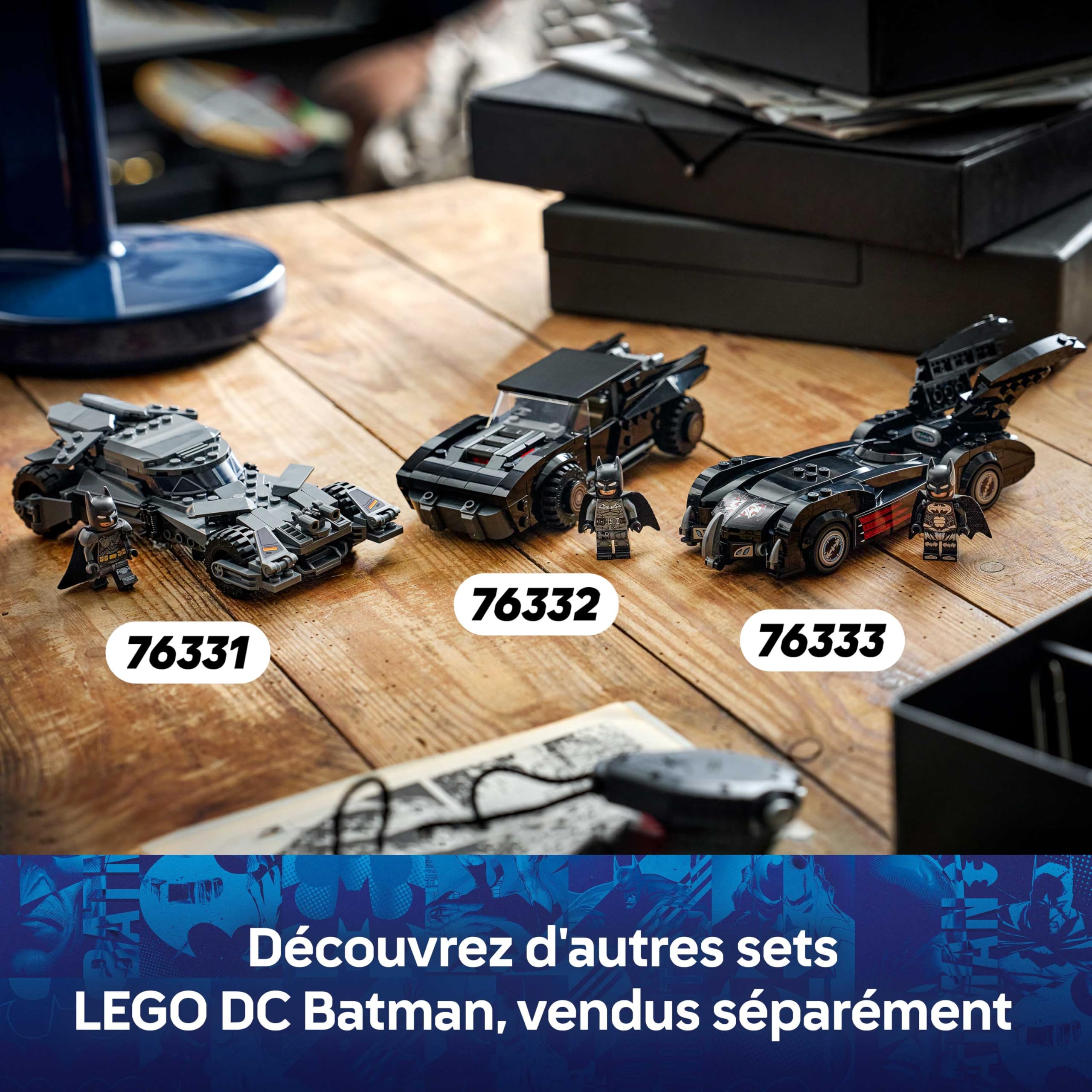 LEGO DC Batman La Batmobile de Batman v Superman - Jouet Voiture - Maquette Collector de Super-Héros avec Minifigurine - Idée de Cadeau d'anniversaire pour Garçon dès 9 Ans ou Ado Fan du Film 76331