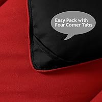 Vista 15 de HIG - Edredón reversible y ligero, inserto de colcha de plumón alternativo para todas las estaciones, edredón de verano acolchado con pestañas