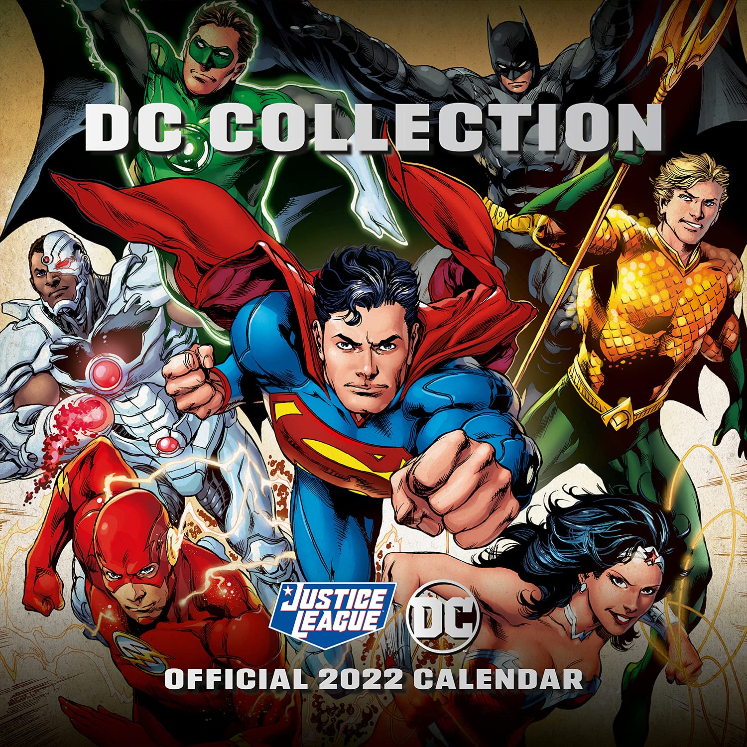 Official DC Comics 2022 Calendar - Month To View Square Wall Calendar (The Official DC Comics Square Wall Calendar)