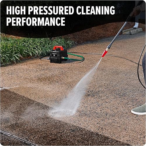 Miniatura 2 de Dirt Devil Lavadora a presión eléctrica, lavadora eléctrica de 1700 PSI con accesorios incluidos, ligera y compacta, limpieza de alta presión para