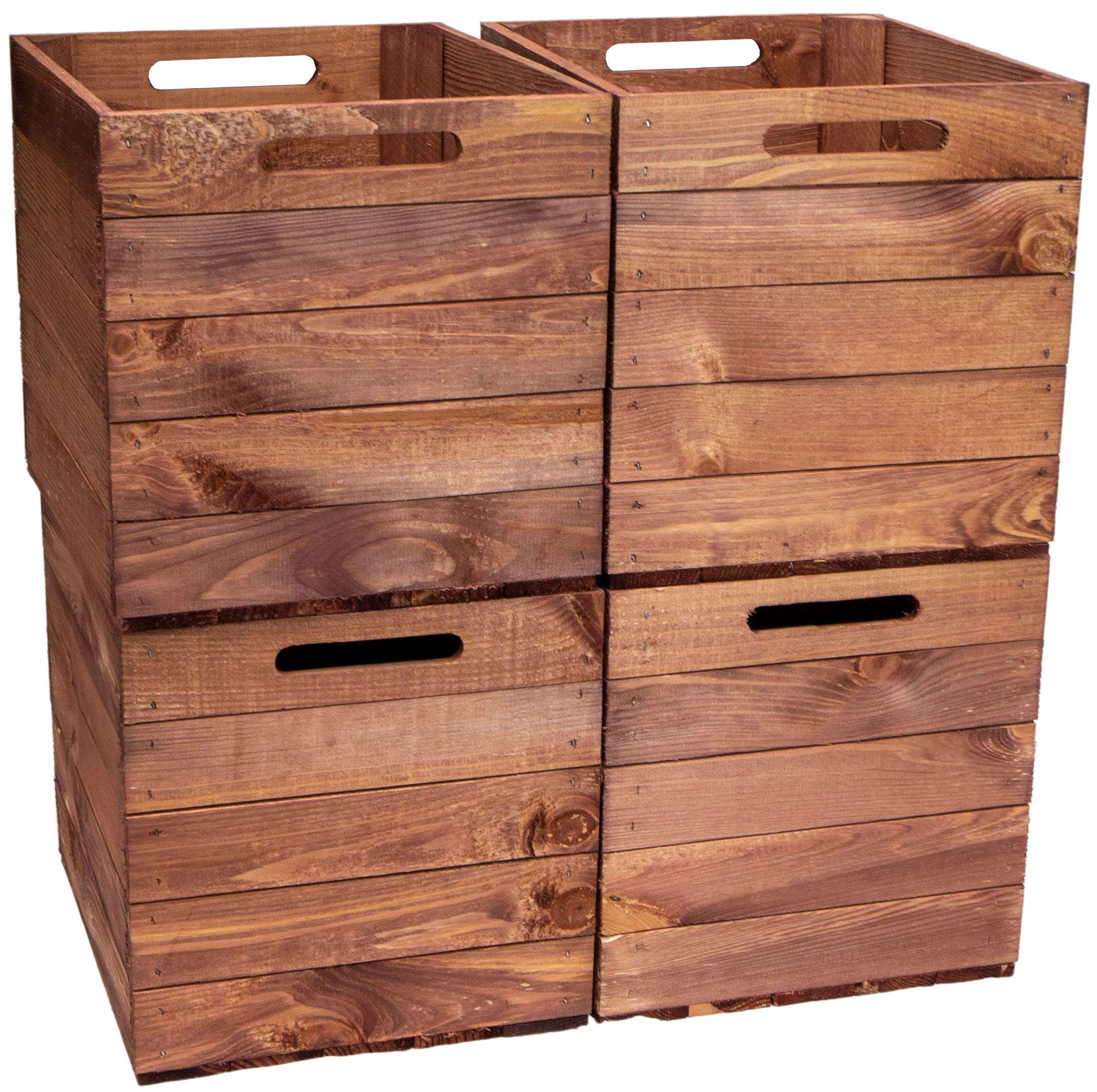 Kistenkolli Altes Land 2er Set Holzkiste Aufbewahrungskiste Passend Für Alle Kallaxregale Und