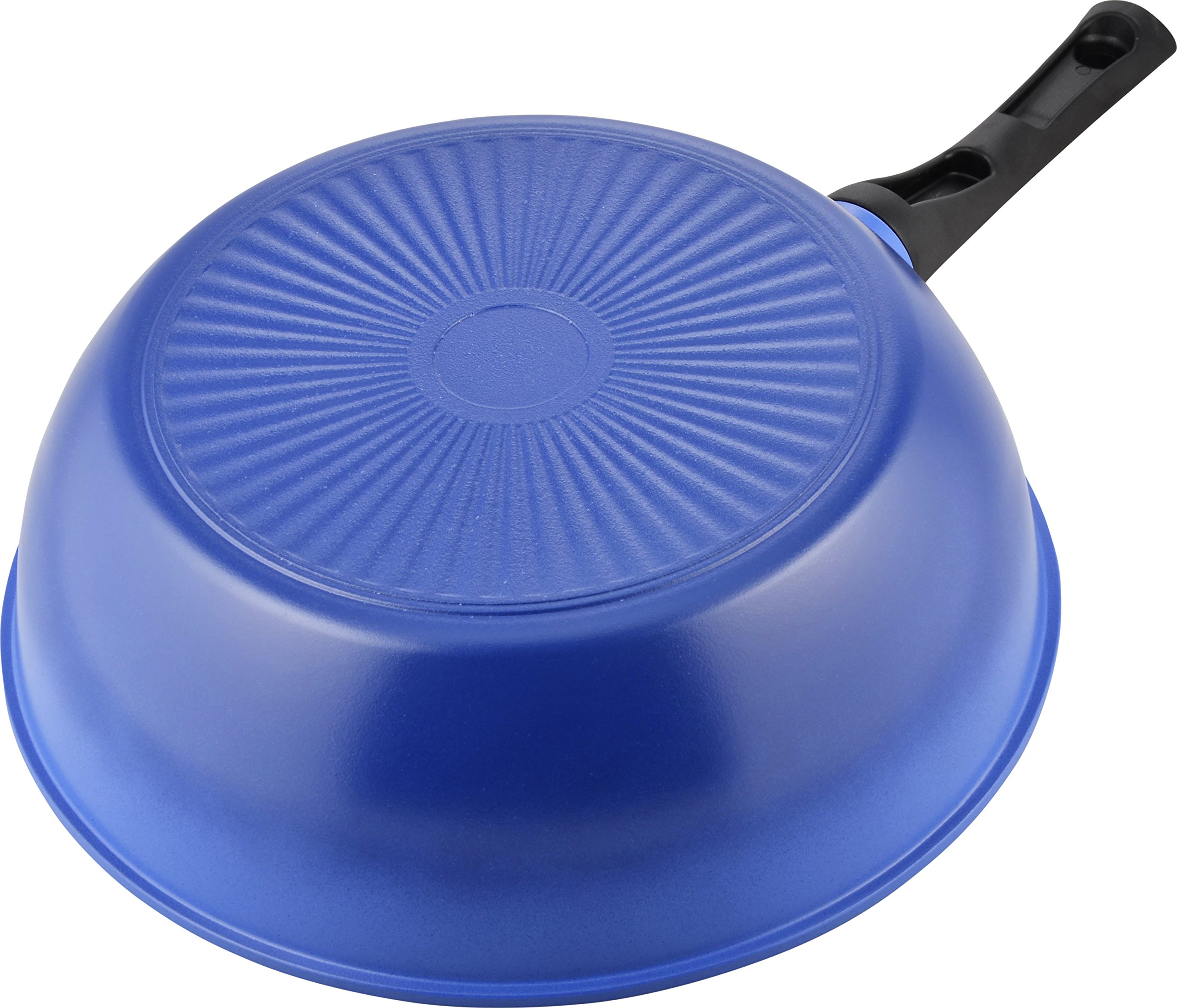 Wahei Freiz KR-7877 Oyster Pot, Frying Vegetables, Chinese Cuisine, 9.4 inches (24 cm), Induction Compatible, Lightweight Type, Diamond Coat