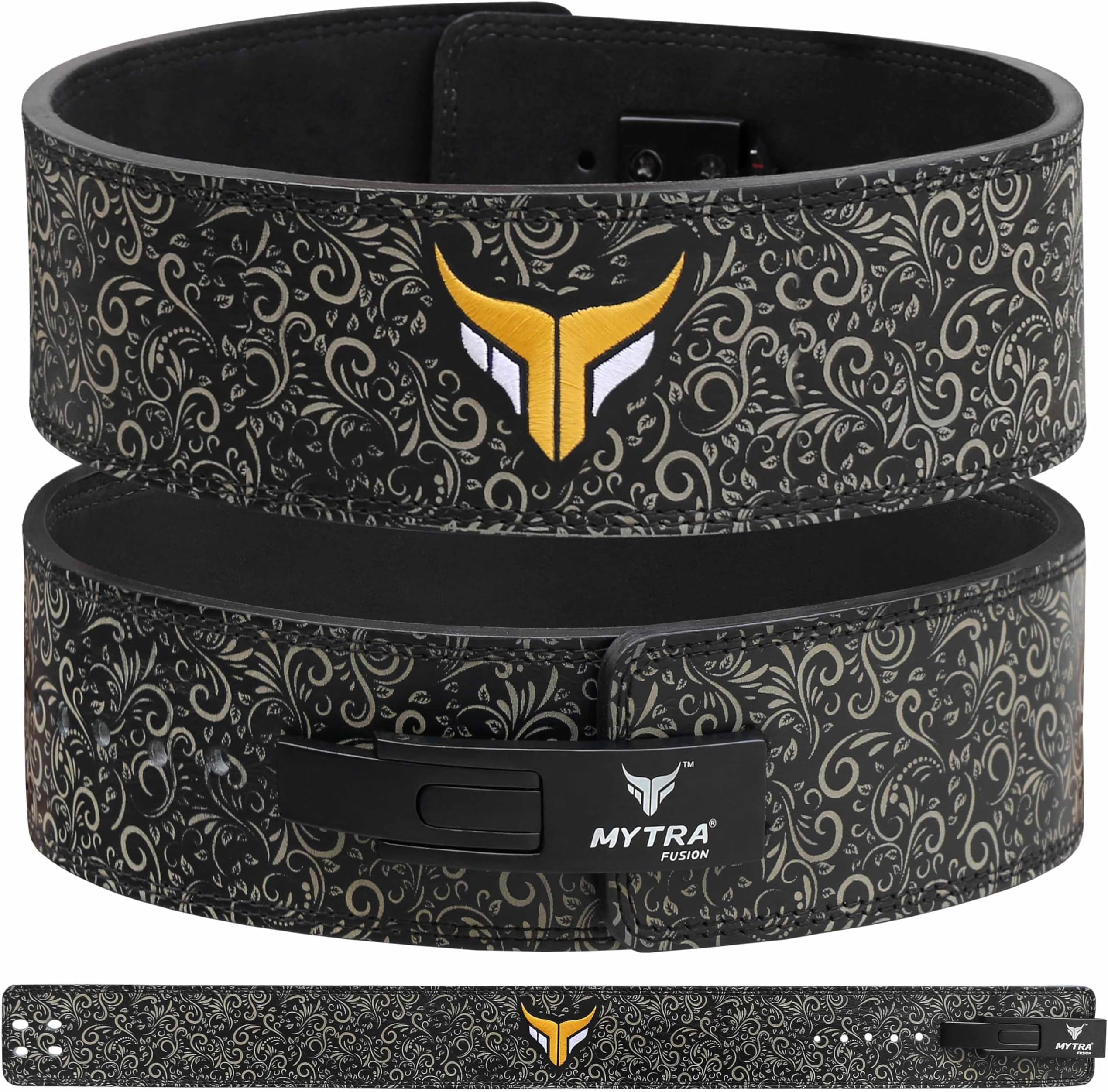 Mytra Fusion Gym Belt with Buckle Weight Lifting Belt for Gym, Fitness, Workout, women & men Weight Lifting Belts