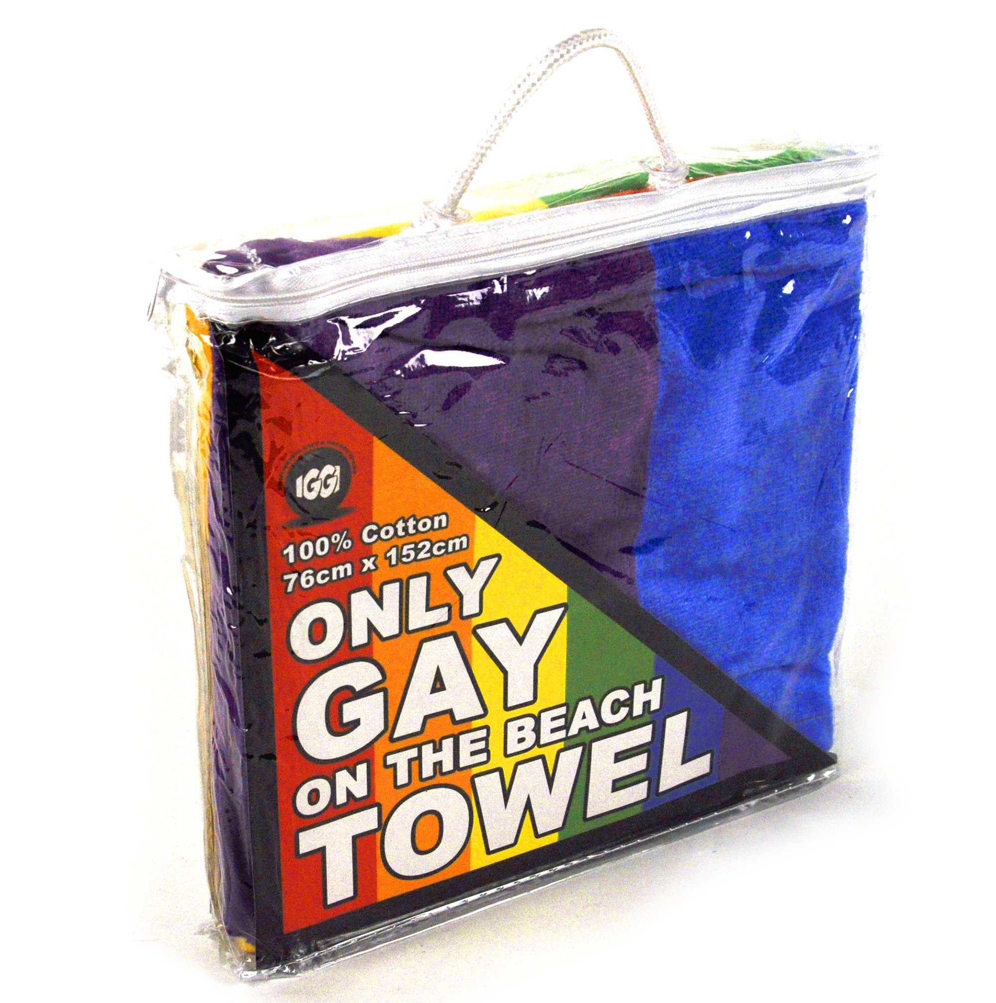 IGGI Only Gay On The Beach Towel : Amazon.co.uk: Home & Kitchen