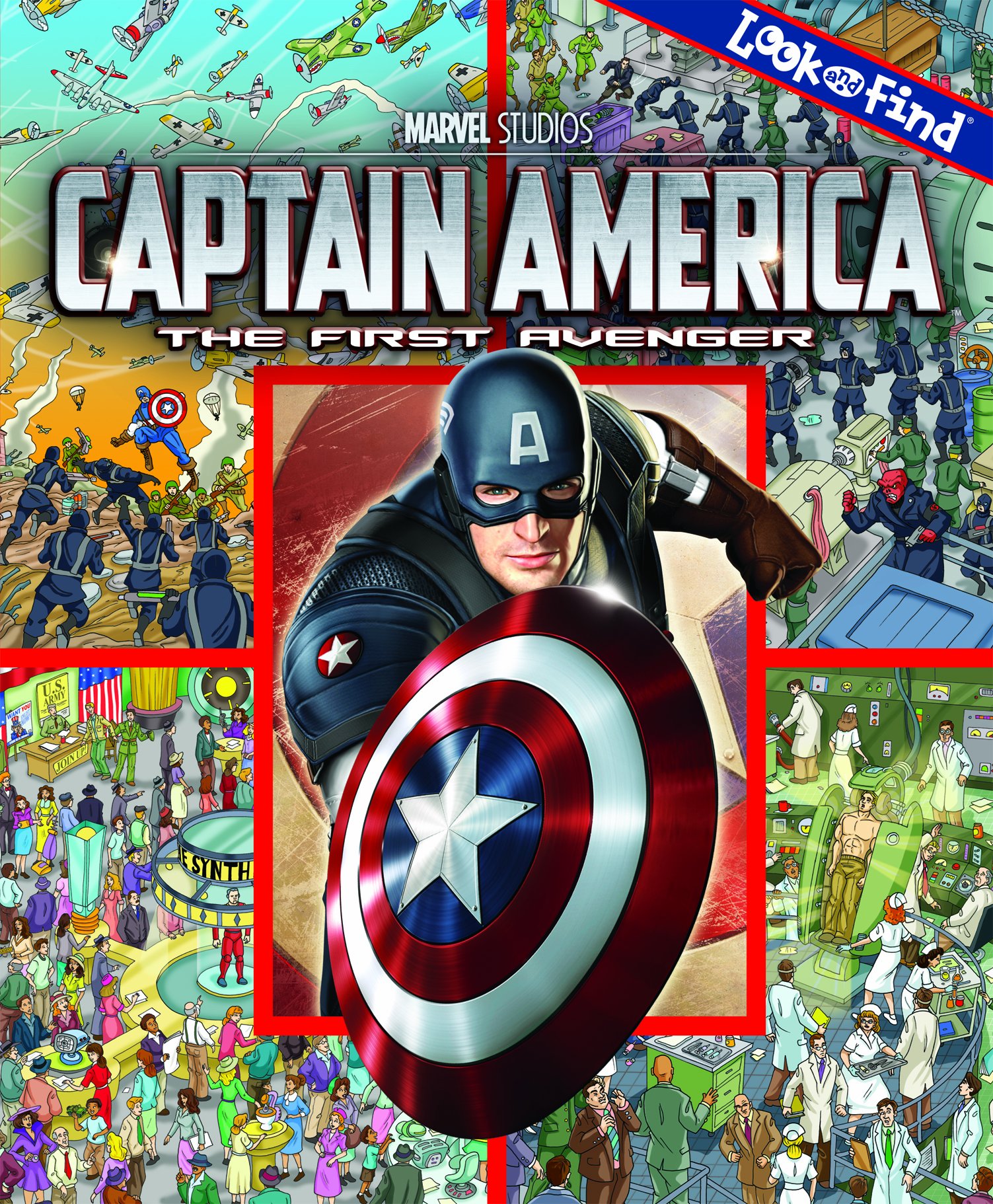 Cover of Captain America: The First Avenger (Look & Find)