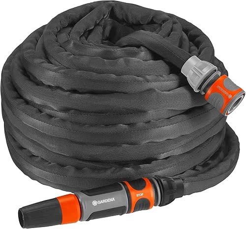 Gardena Tuyau Textile Liano Set 20m: Tuyau de Jardin Flexible