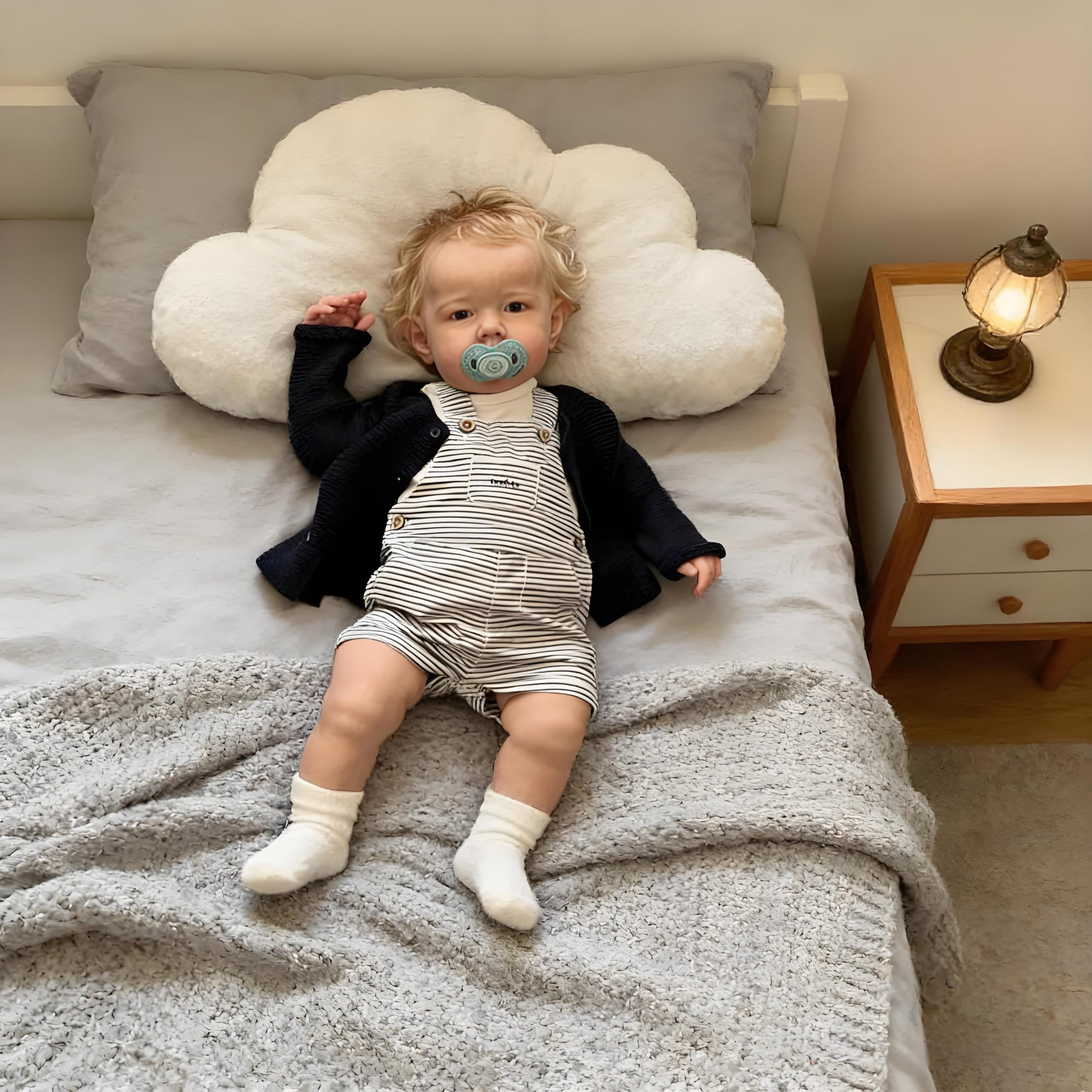 Reborn Baby Dolls silikonowe pełne ciało winyl 50 cm realistyczna lalka bobas blond chłopiec Liam realistyczne noworodki lalki prawdziwe życie Reborn lalki z akcesoriami do zabawek