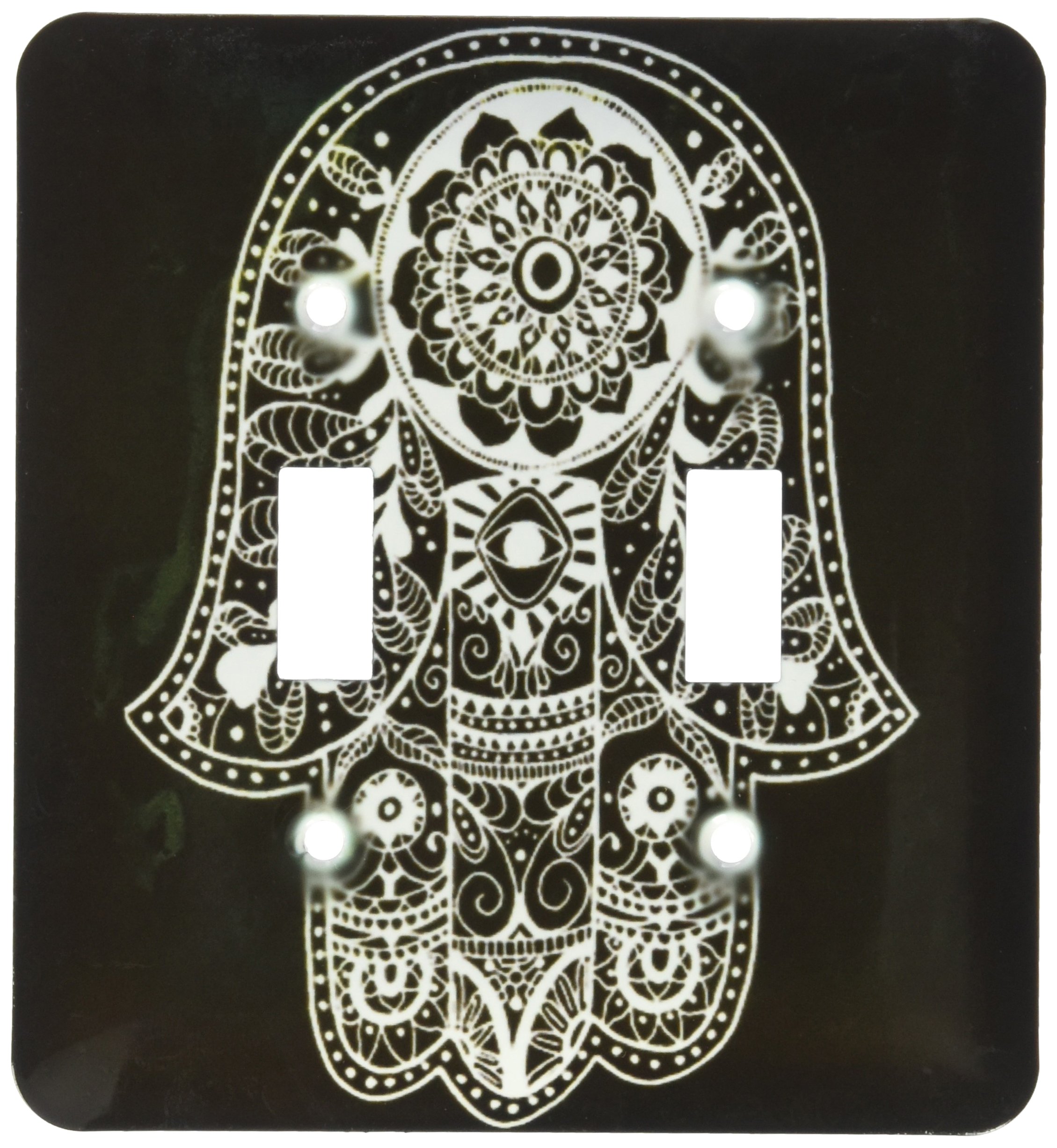 Cubierta de interruptor de luz Hamsa 3dRose lsp_200820_2 para salones modernos