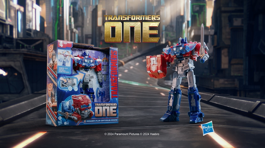 Amazon.com: Transformers One Movie Power Flip Optimus Prime
