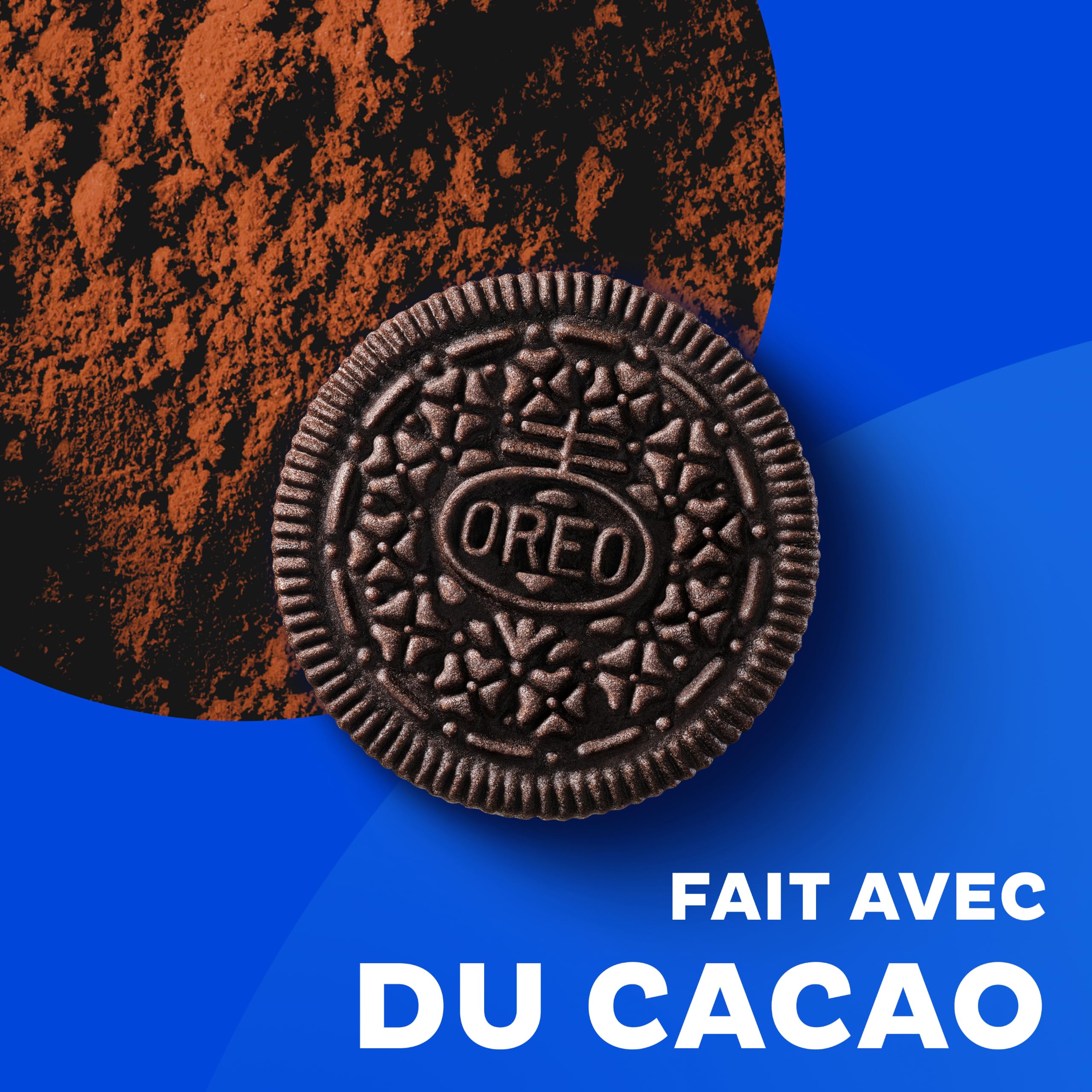 OREO - Brisures de Biscuits Oreo - Sans Crème - Topping Idéal pour Desserts et Glaces - Lot de 12 Sachets de 400 g