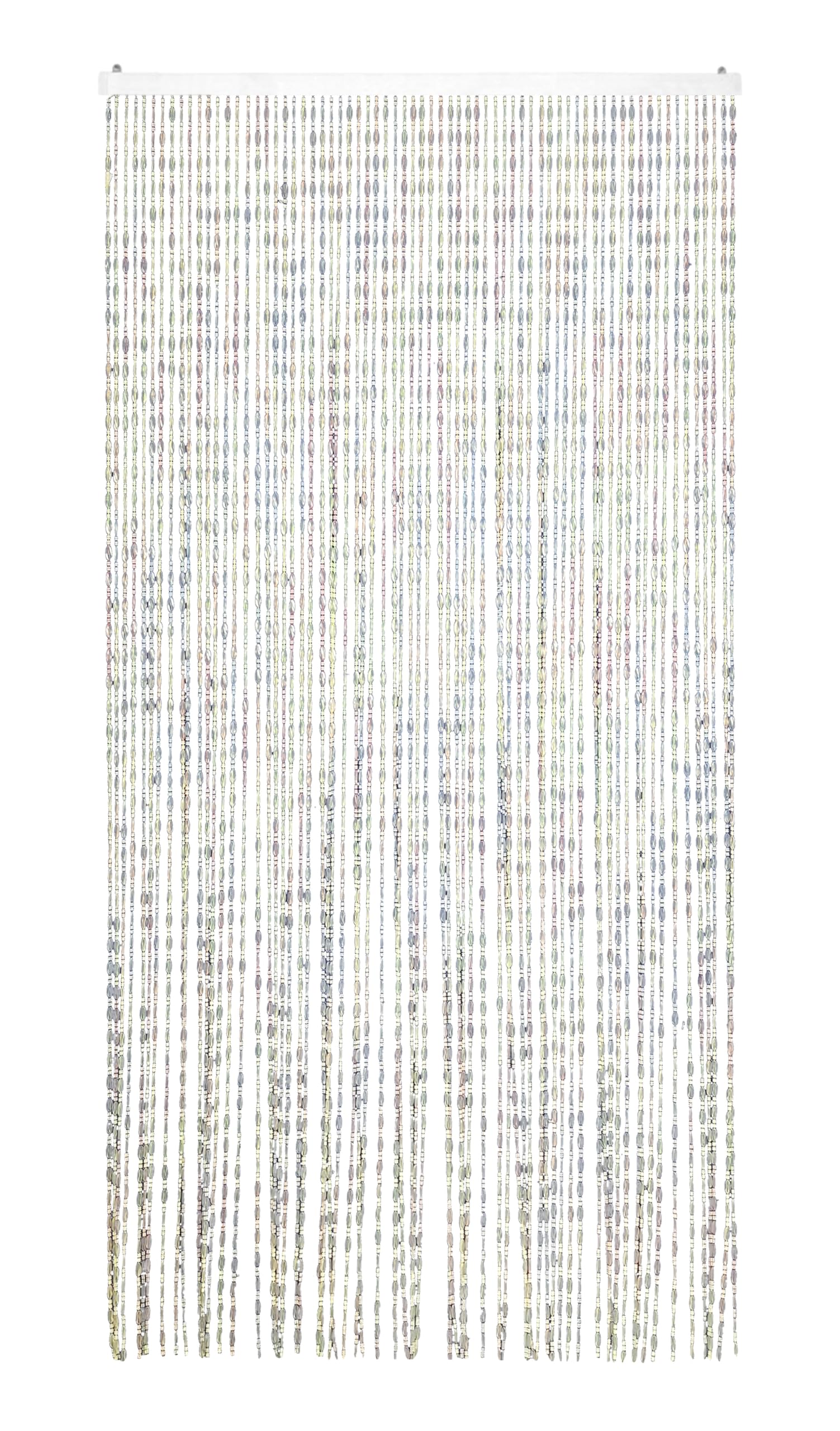 Tenda Antimosche Per Porte E Finestre - A Fili Di Perline, PVC, 100x220 Cm - Foto 4