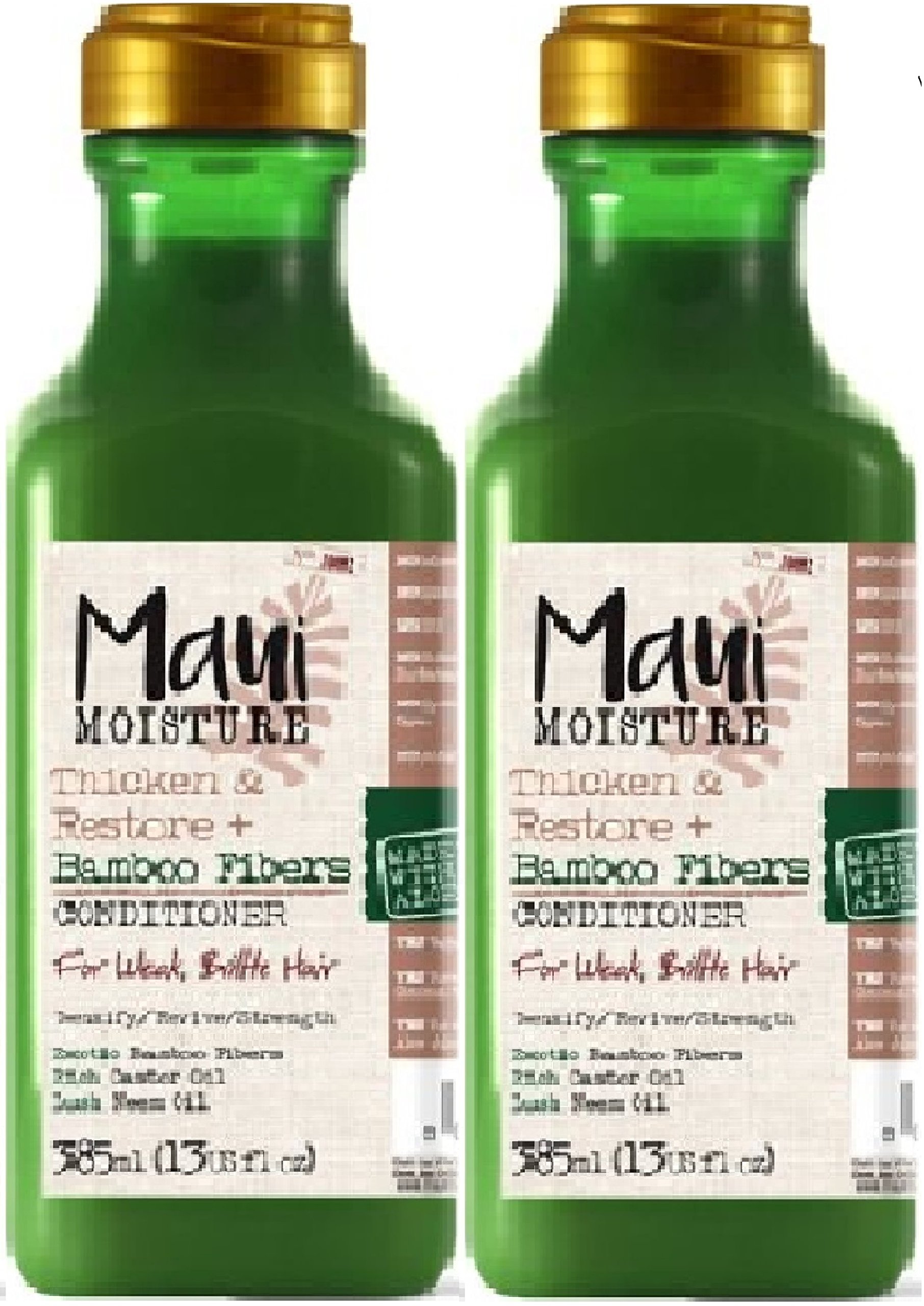 (2 PACK CONDITIONER) Maui Moisture Thicken & Restore Conditioner x 385ml