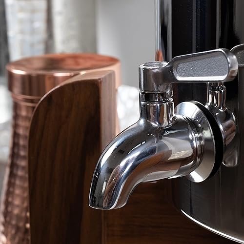 Miniatura 3 de AquaEasy Sistema de filtro de agua por gravedad de acero inoxidable con certificación NSFANSI 372 (2.25 galones) filtro de carbón activado 2X, grifo