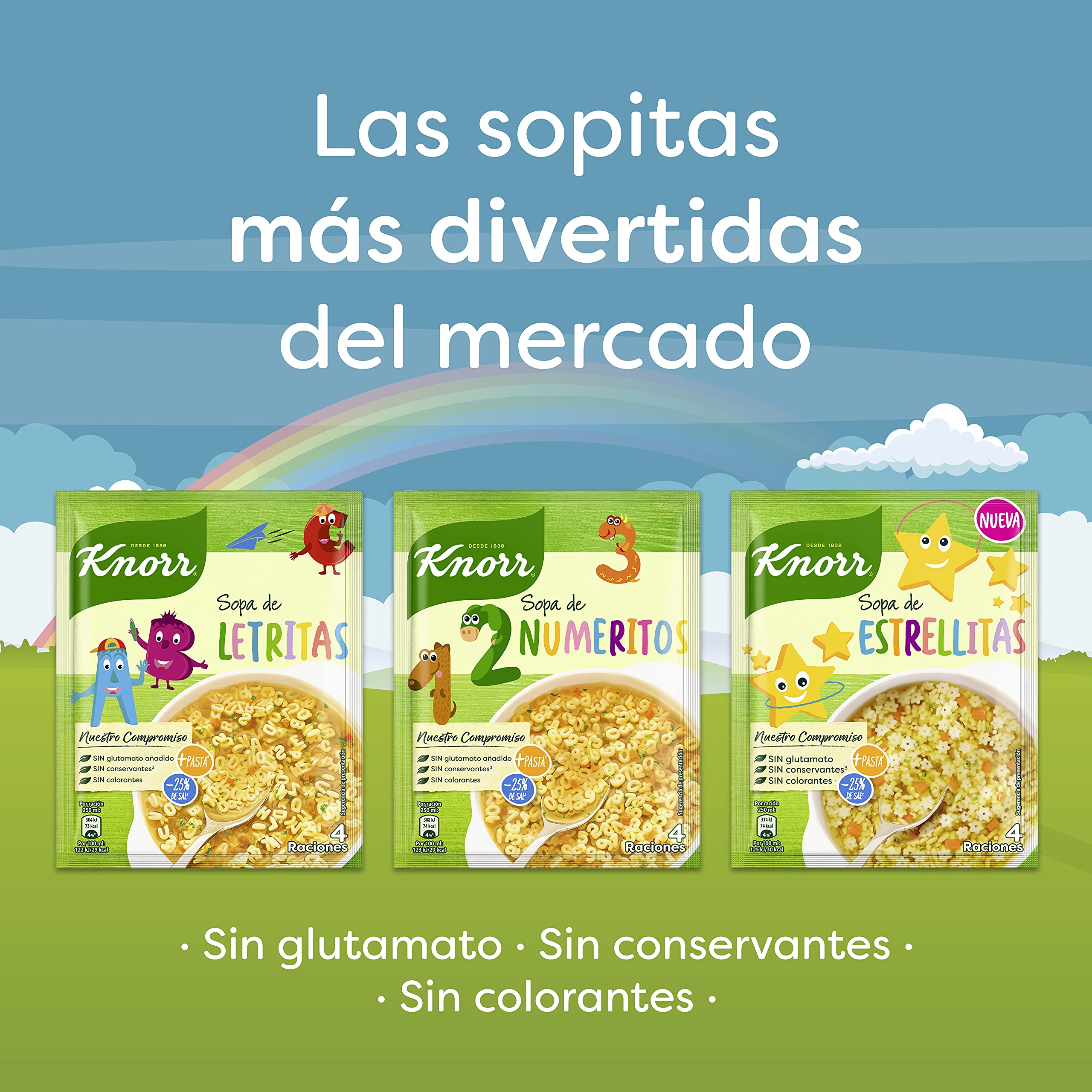 Knorr Sopa Deshidratada de Letritas 82g