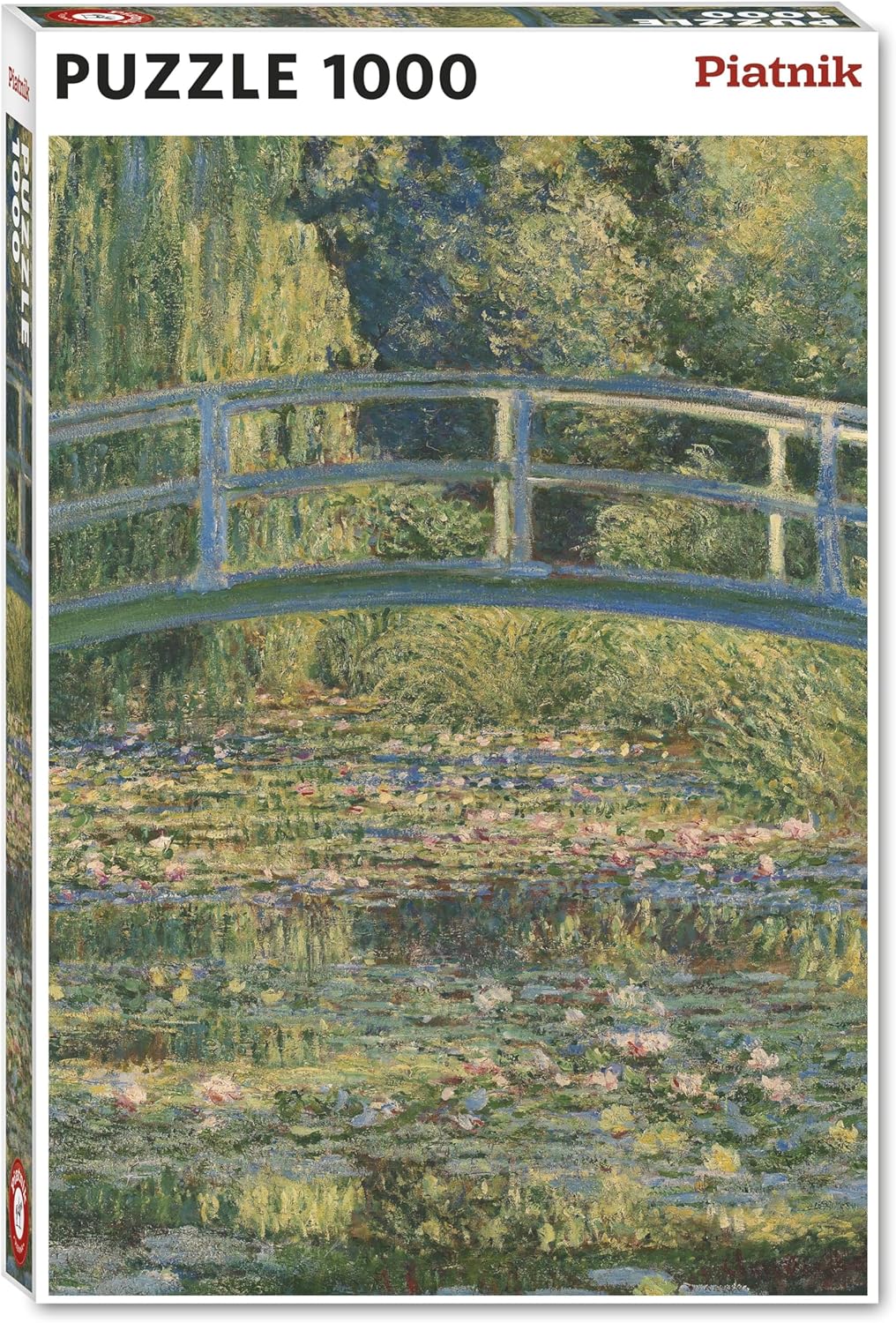 Piatnik 570346 1000-Piece Jigsaw Puzzle Monet The Water Lily Pond, Multi-Coloured