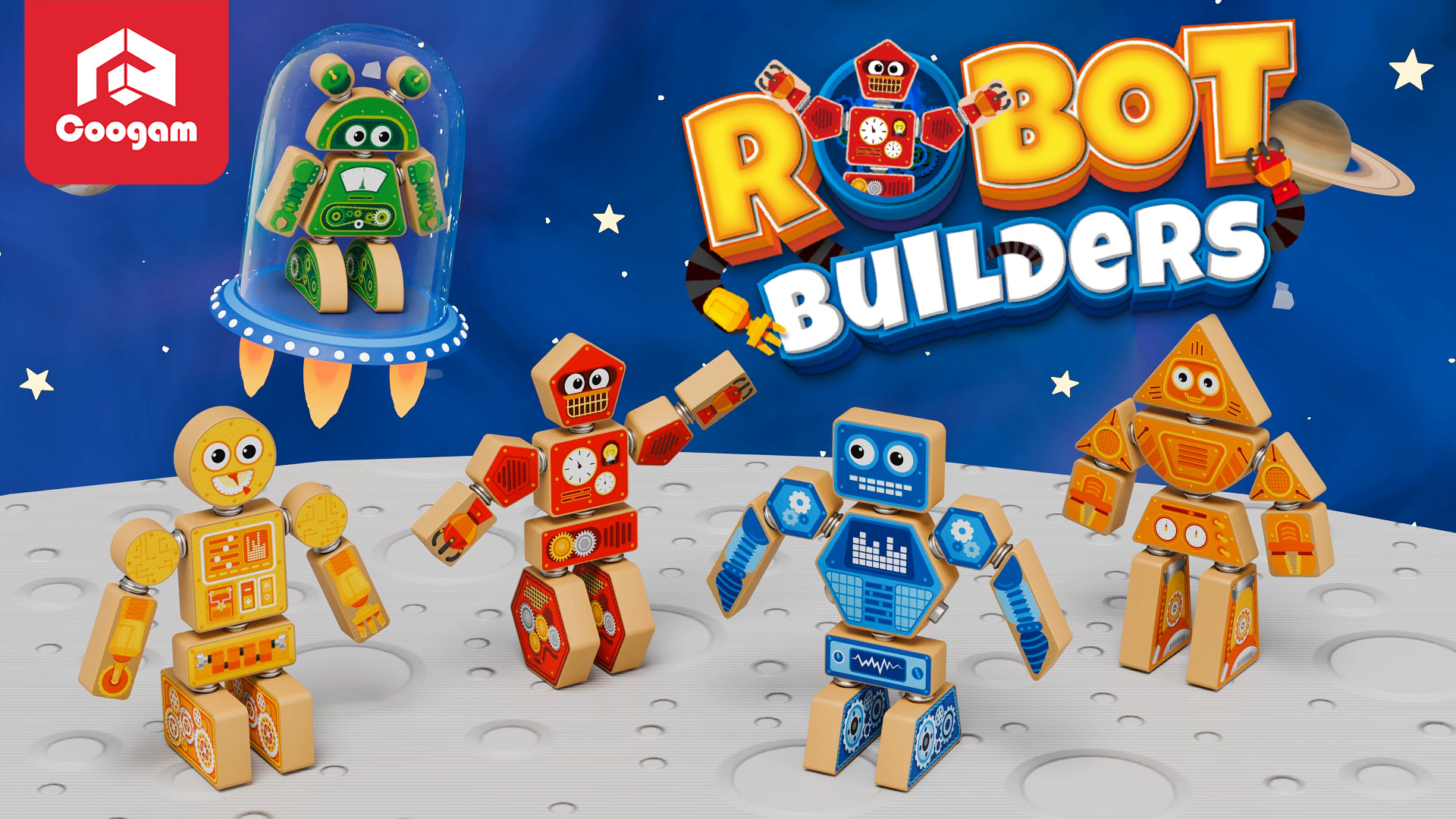 Amazon.com: Coogam Snap Together Robot Builders for Toddlers
