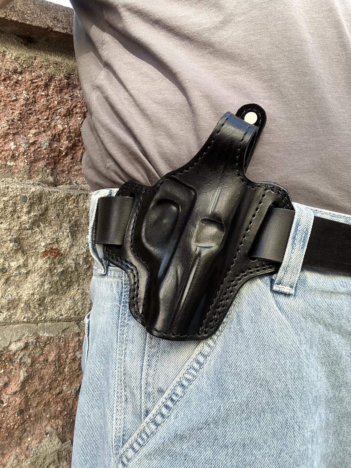 Leather OWB Holster for Walther PP, PPK,PPK/S (Right Hand)