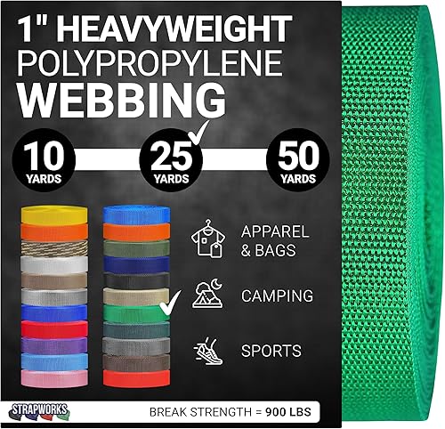 Vista 19 de Strapworks Correas de polipropileno pesado: correas de polietileno resistentes para reparación de equipos de bricolaje al aire libre Negro