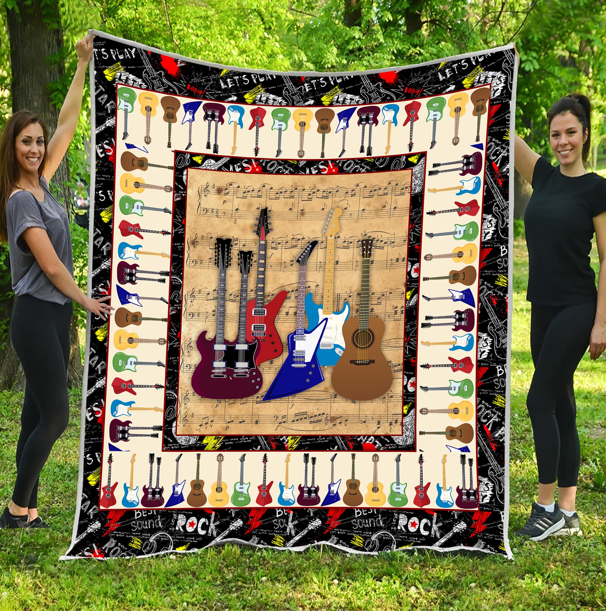 Amazon.com: Custom Electric Guitar Blanket, Fleece Blanket, Throw Blanket  Full Sizes, Fleece Blankets Queen Size, Meaningful Gift for Family, Kid,  Parent CLD1665 : Home u0026 Kitchen