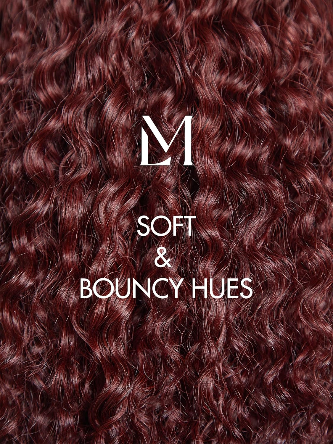 LUVME HAIR 5X5 Dark Reddish Brown Fluffy Water Wave Glueless 5x5 Closure Lace Front Wig Pre Cut Lace Ready To Go Wig Human Hair Wig For Women (20 Inch & Precut Lace)