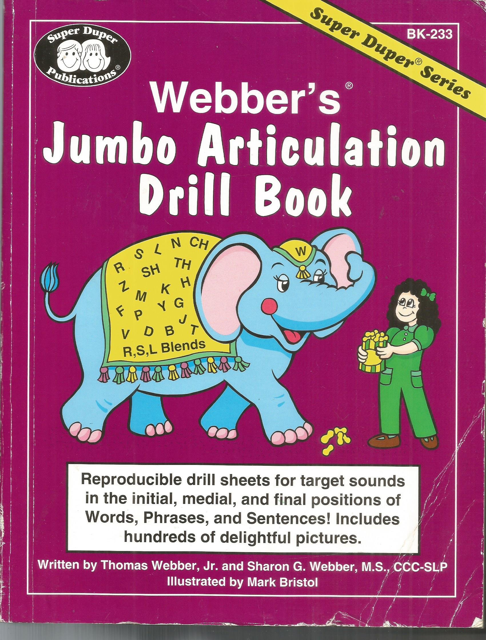 Webber's "Jumbo articulation drill book" Unknown Binding – January 1, 1993