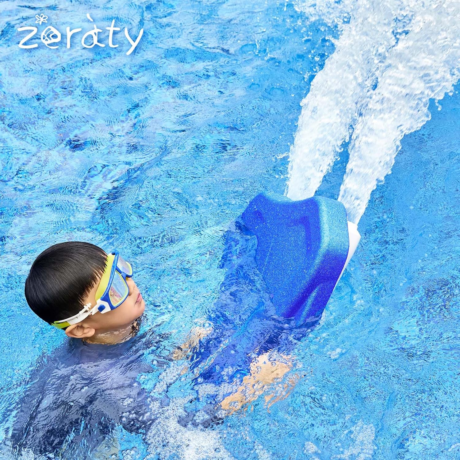 Zeraty 2026 Upgrade Electric Swimming Kickboard for Kids, Swim Training Floating Pool Board Propulsion, Water Sports Underwater Scooter Floats for Children