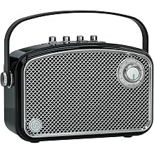 SUPNIU Bluetooth Speaker 120W Peak Powerful HiFi Loud Sound with Deep Bass, Dual DSP Chips, Bass/Treble controls, Vintage Decor Portable Wireless Boombox Speakers for Party Camping Backyard